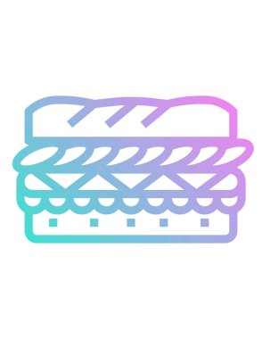 Gıda simgesinin vektör illüstrasyonu