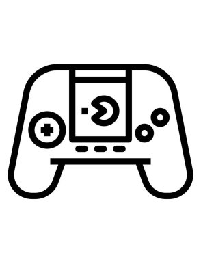 joystick simgesi vektör illüstrasyonu 