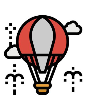 Sıcak hava balonu simgesi