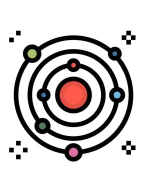 Bilim ve teknoloji vektör simgeleri