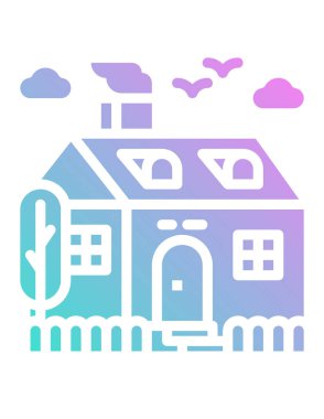 ev inşa simgesi, vektör illüstrasyonu