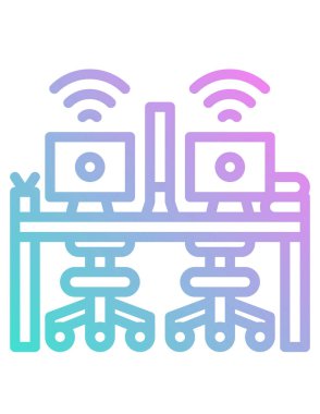 wifi düz vektör simgesi