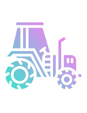 Bir çiftlik simgesinin vektör illüstrasyonu