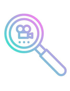 Arama çubuğu simgesi, vektör illüstrasyonu