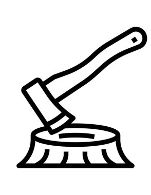 Çizgi film fırça simgesinin vektör çizimi