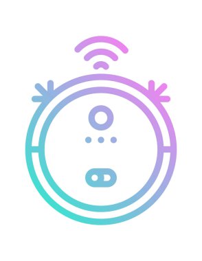 Modern b 'nin vektör illüstrasyonu simge uydusundan yoksun