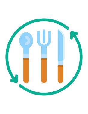 Mutfak gereçleri tasarımı, vektör illüstrasyon eps10 grafiği