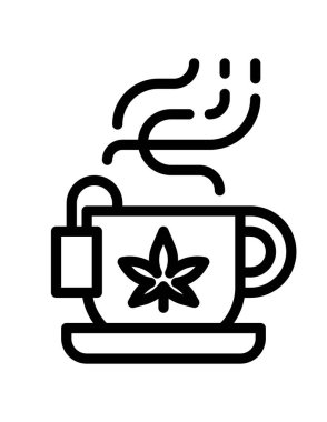 çay kavramı arkaplan vektörü simgesi