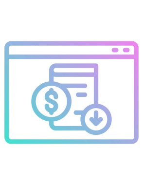 öğrenme konsepti simgesi, vektör illüstrasyonu