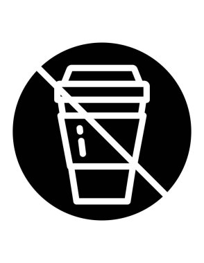 Çöp kutusu simgesi beyaz arkaplanda izole edildi. Kafe sembolü vektör çizimi.