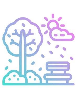 Bilim ve teknoloji çizgi vektör simgesi.