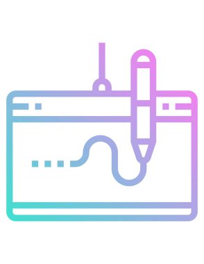 Banka terminal vektör simgesi. biçim düz pembe sembol, yuvarlak açılar, beyaz arkaplan