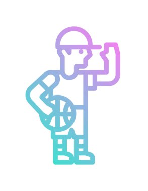 aile konsepti simgesi, vektör illüstrasyonu 