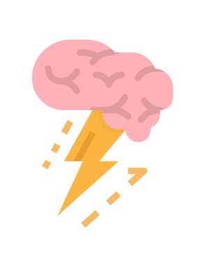 Beyin fırtınası, vektör simgesi kavramı