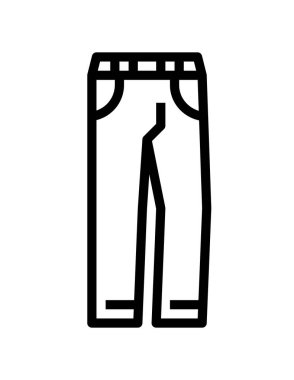 Moda kıyafetlerinin vektör illüstrasyonu