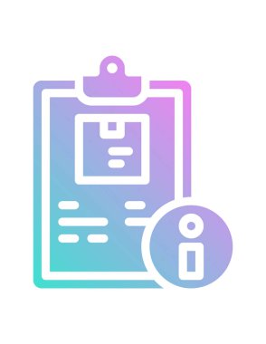 belge vektör çizgisi simgesi