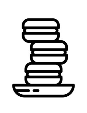 Fırın ürün simgesinin vektör illüstrasyonu