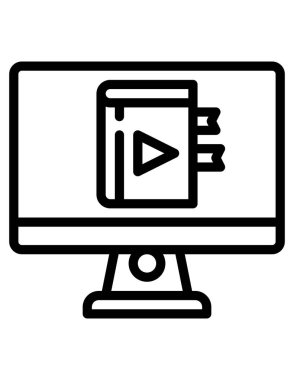 öğrenme konsepti simgesi, vektör illüstrasyonu