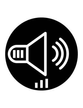 hoparlör vektör illüstrasyonu