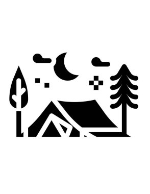 dağ manzarası vektör simgesi