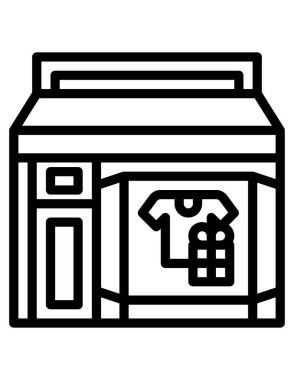 dükkan oluşturma vektör simgesi