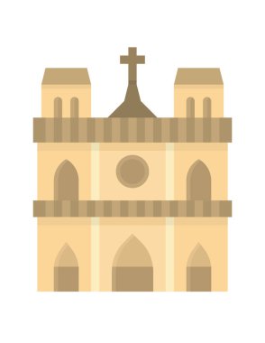 Dini yapı simgesinin vektör illüstrasyonu