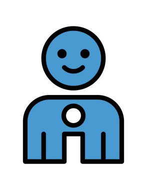 avatar simgesi vektör illüstrasyonu