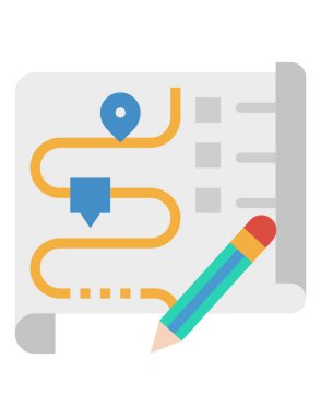 kalem ve kalem vektör simgesi