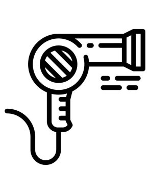 bir el kurutma vektör simgesi