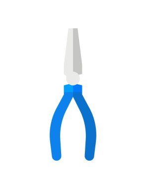 Bir inşaat aracının vektör düz çizimi 