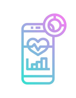 cep telefonu ikonu vektör illüstrasyonu 