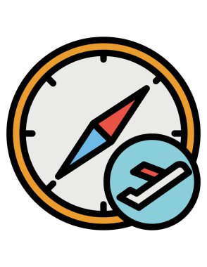 Pusula simgesi vektör resimlemesi