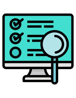 seo ve web tasarım şablon vektör simgesi