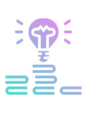 öğrenme konsepti simgesi, vektör illüstrasyonu