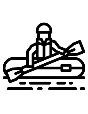 Kanodaki insanların vektör çizimi