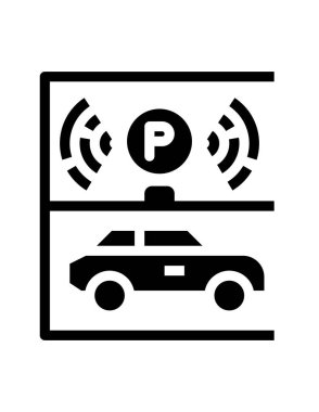 taksi simgesi vektör illüstrasyonu