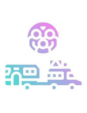 Modern düz simgenin vektör illüstrasyonu