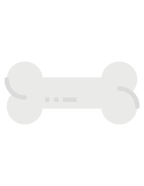 Kemik ikonu. vektör illüstrasyonu