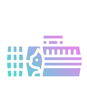 evcil hayvan simgesi vektör illüstrasyonu taşıyıcısı