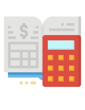 bankacılık ve finans hattı vektör simgesi.