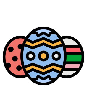 renkli paskalya yumurtası simgesi