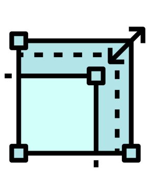 Seo çizgi simgesinin vektör illüstrasyonu