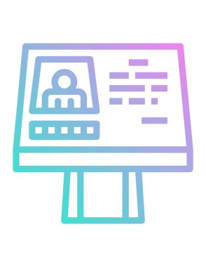 seo modern simgesinin vektör illüstrasyonu