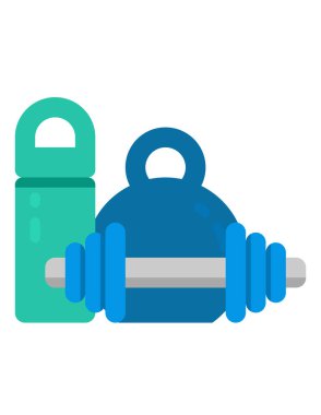 Zindelik ve sağlıklı yaşam tarzının vektör çizimi