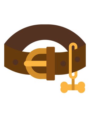 Bir köpek simgesinin vektör illüstrasyonu