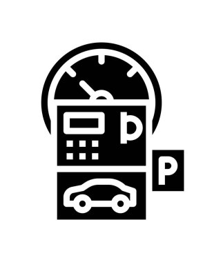 parkmetre vektör simgesi