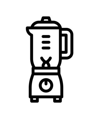 Karıştırıcı simgesi, vektör illüstrasyonu