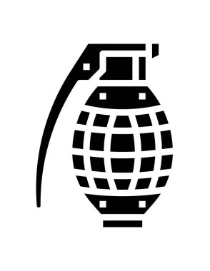 Modern b 'nin vektör illüstrasyonu simge tabancasından yoksun