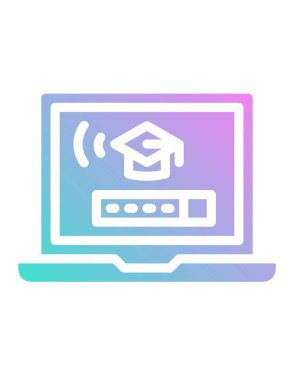 Eğitim simgesi vektör illüstrasyonu 