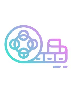 seo modern simgesinin vektör illüstrasyonu